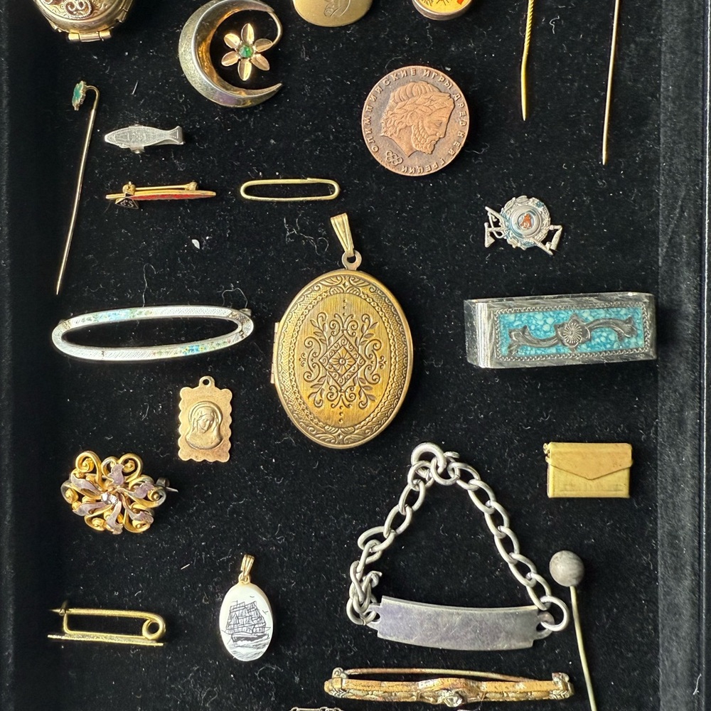 Vintage/Victorian jewelry lot with GOLD FILLED